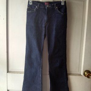 Vintage Dark Wash Flare Leg Jeans